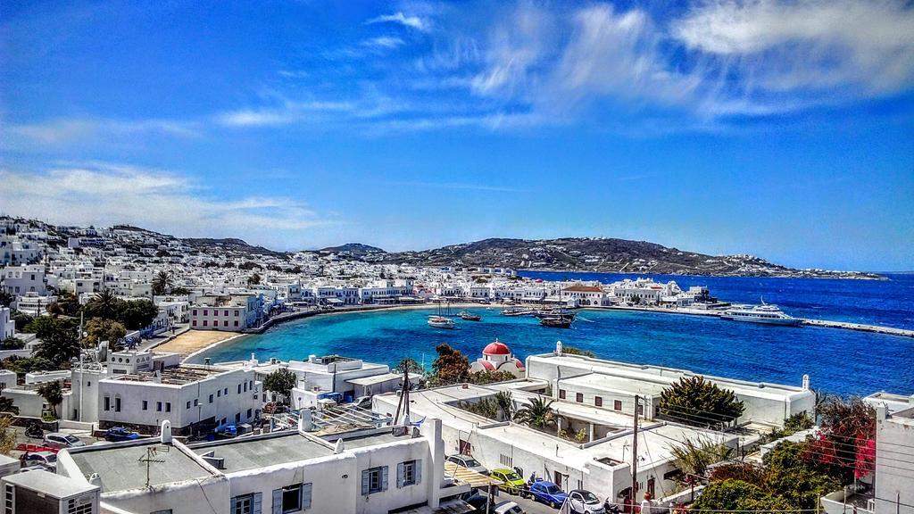 Stelios View Mykonos Town Hotel Bagian luar foto