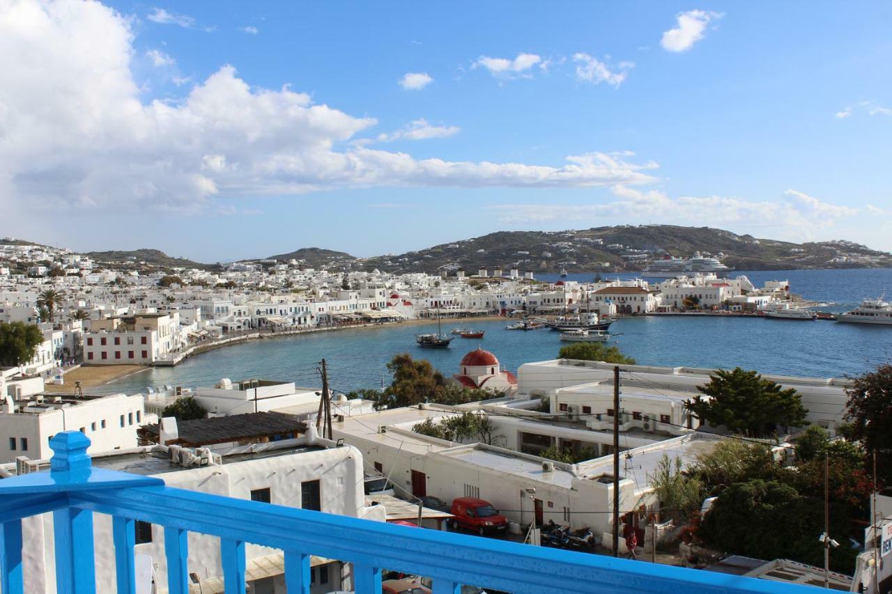 Stelios View Mykonos Town Hotel Bagian luar foto