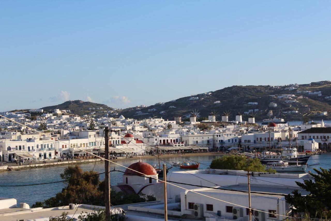 Stelios View Mykonos Town Hotel Bagian luar foto